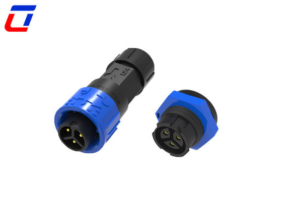 Dauerhafte M16 3-Pin 300-Volt-Wasserdichte-Anschlüsse weiblich auf männlich für Industrie