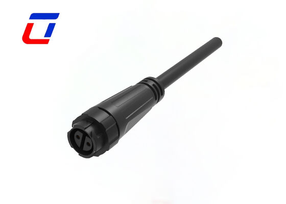 Wasserdicht M16 2 Pins Kreisförmiger Schnellverriegelungsanschluss Mann zu Frau 300V