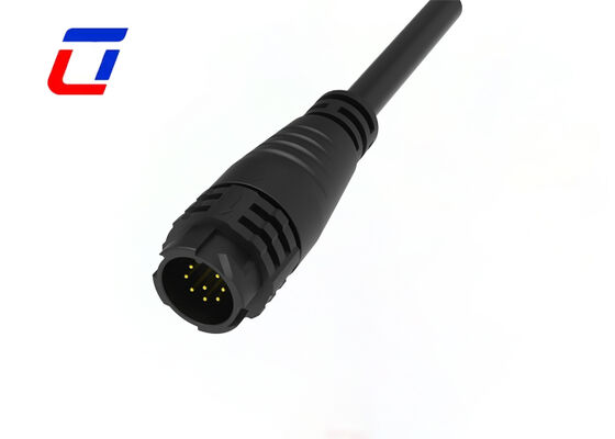 8 Pins Kreislaufanschluss M19 Männlich weiblich Drahtwasserdichte Anschlüsse