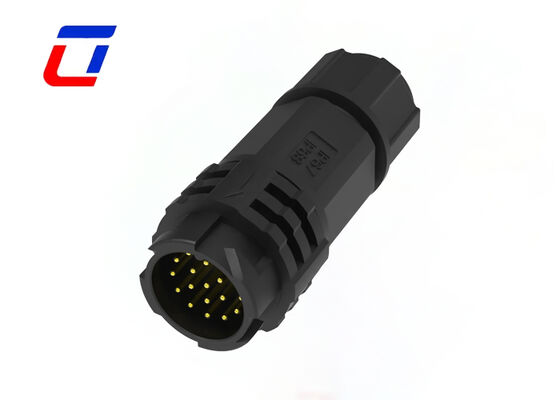 18 Pins Kreislaufanschluss M19 Draht zu Draht Außenschnellverschluss elektrische Anschlüsse