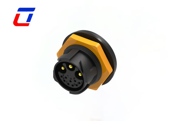 Multipin-Anschluss Typen von 3+9 Pin M25 30A 300V Außenwasserdichtem Anschluss