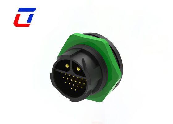 Signal- und Strom-Multisteckverbinder M25 2+20-polig wasserdicht 300 Volt Draht-an-Platine