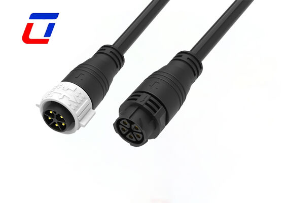 5 Pins Industriewasserdichte Leistung 300V M25 Kabel Schubschloss Männlich zu weiblich