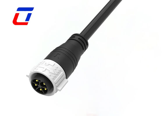 5 Pins Industriewasserdichte Leistung 300V M25 Kabel Schubschloss Männlich zu weiblich