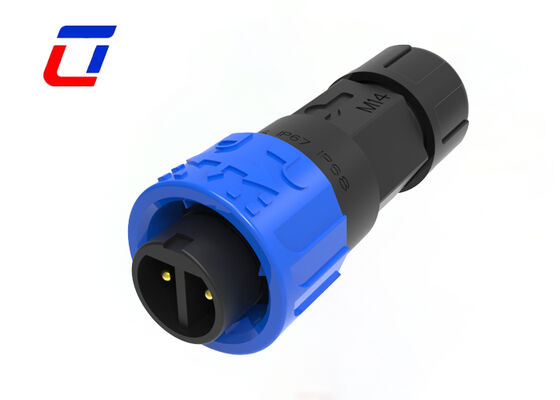 2 Pin Circular Power Connector M16 10A 300V Waterproof Male Female Plug Socket