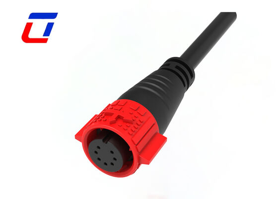 Kabel Stecker Buchse Stecker 7 Pin M19 Kunststoff Datenverbinder für Signalübertragung