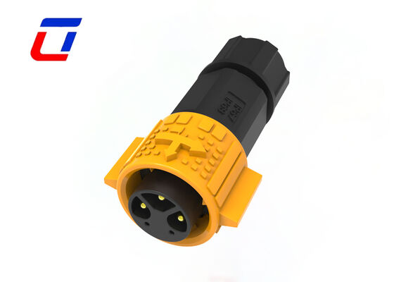 Runde Mehrfachsteckverbinder 3+2-polig M19 15A Gold beschichtet Draht-zu-Draht-Steckverbinder