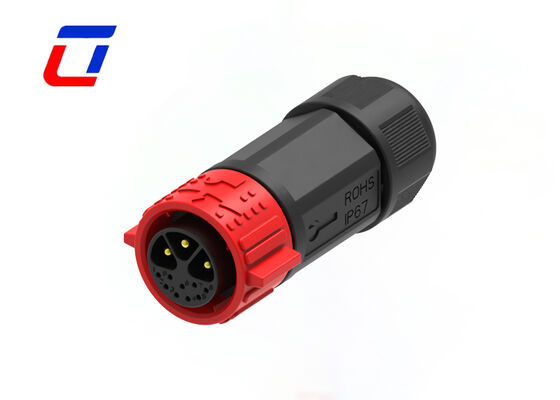 3+9-polige Strom- und Signalsteckverbinder M25 Quick-Lock Wire-to-Board-Steckverbinder