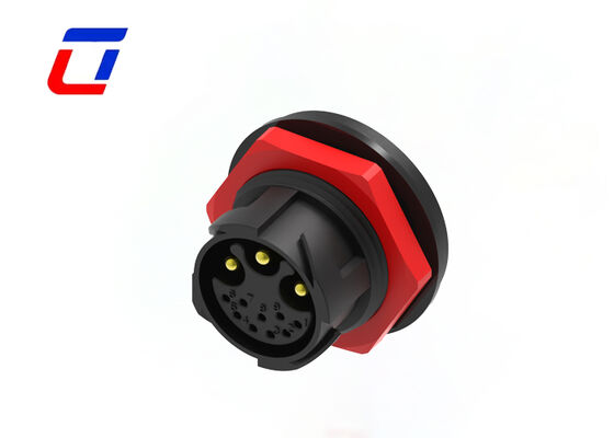 3+9-polige Strom- und Signalsteckverbinder M25 Quick-Lock Wire-to-Board-Steckverbinder