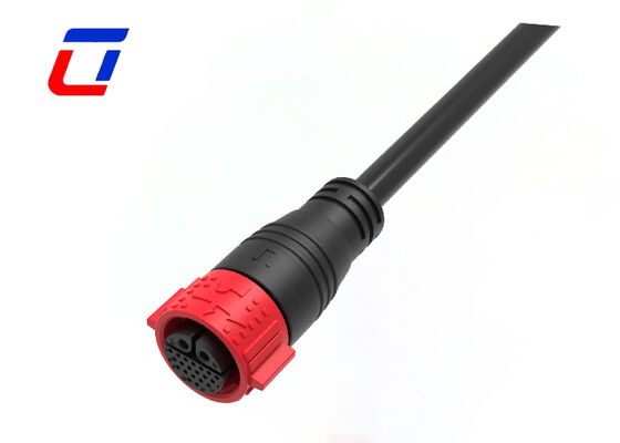 Kunststoffkreislaufverbindungen M25 2+20Pin Niederspannung IP67 wasserdicht