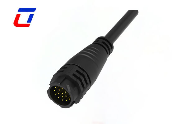 Push-Lock M19 Wasserdichte Outdoor-Drahtverbinder 18-polige Stecker und Buchsen