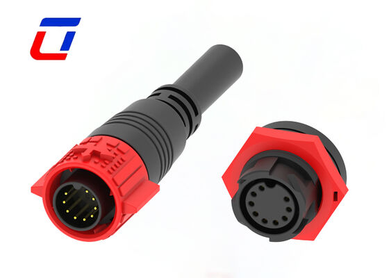 M19 Steckerbuchse 9-polig Signal Outdoor Wasserdicht Kabel-Platine