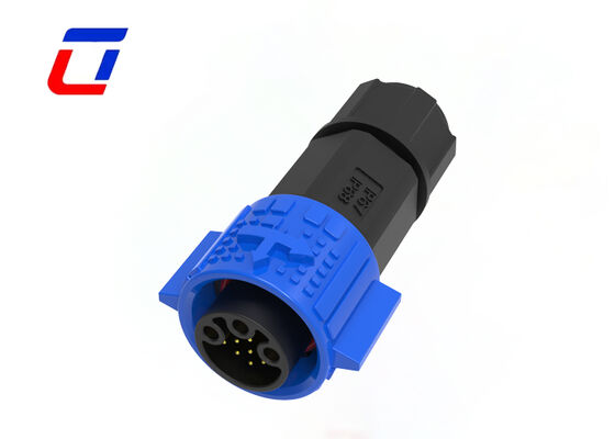 M19 3+9 Pin Wasserdichter LED-Stecker Selbstverriegelnder Kabel-zu-Platine-Stecker IP67