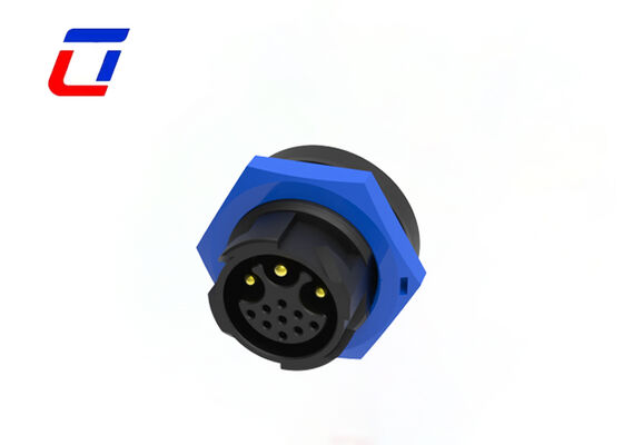 M19 3+9 Pin Wasserdichter LED-Stecker Selbstverriegelnder Kabel-zu-Platine-Stecker IP67