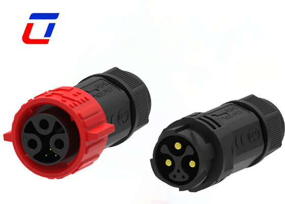 3+3 Pin M25 IP67 Solarsteckverbinder Kabel-an-Kabel Strom-Signal-Steckverbinder
