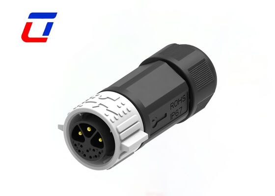 M25 Männlich-Weiblich-Panel-Anschlussverbindung Goldplattiert 3+9 Pin Wasserdichtes Anschlussverbindung