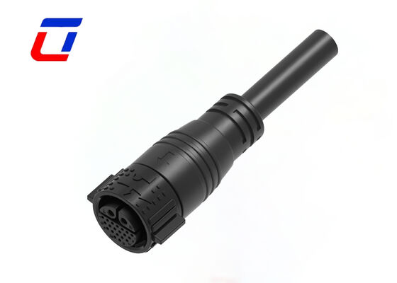 M25 Power Signal Connector 2+20 Pin IP67 20A+5A Wire To Board Connector Types