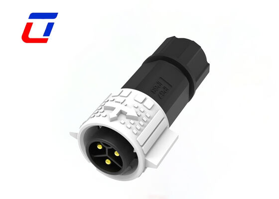 3 Pins Wasserdichte Schott elektrische Verbindung M19 Panel Mount Verbindung