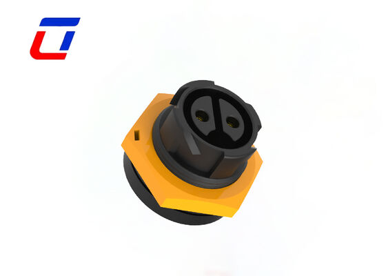 20A M19 2 Pin Bulkhead Power Connector Plastic IP67 Circular Quick Connectors