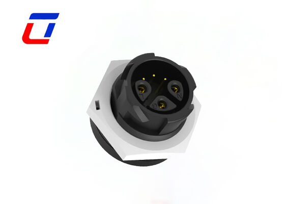 M19 3+3 Pin wasserdichtes Schottanschluss 300V Signal- und Stromanschlüsse