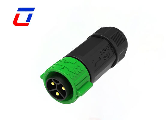 Outdoor M25 3-poliger Stecker und Buchse mit hoher Stromstärke, industrieller Rundsteckverbinder