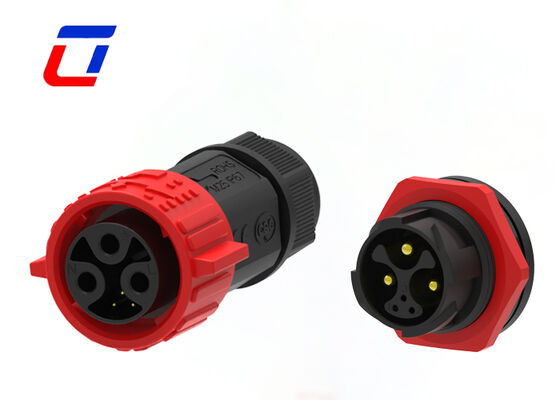 M25 3+3 Pin Led Connector Schnellverriegelung Draht Splice Connector Wasserdicht IP67