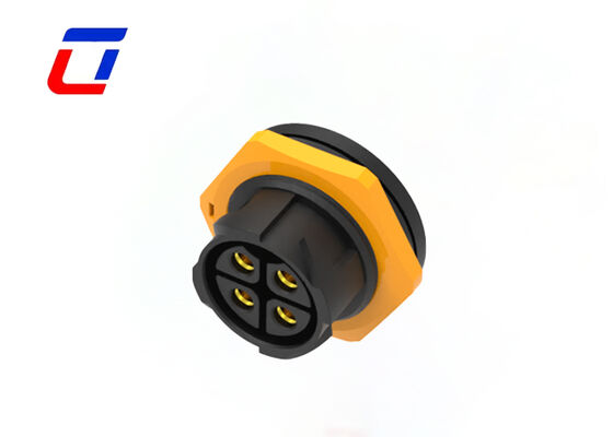 Kunststoff M25 Wasserdicht 600V Steckverbinder Staubdicht 4-Pin Stecker und Steckdose