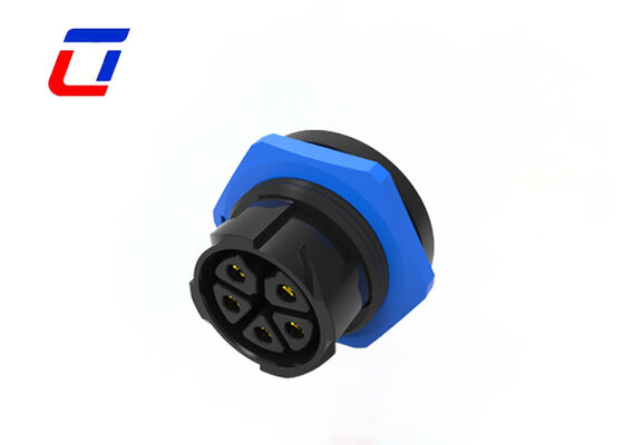 M25 männlicher weiblicher Schottverbindung schneller Freisetzung 5 Pins Panel Mount Connector