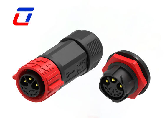 300V M25 3+9 Pin Wasserdichte Steckverbinder Push Pull Multi Pin ODM Steckverbinder Typen