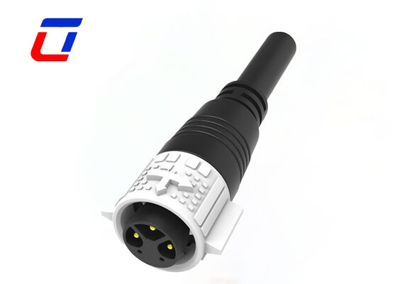 M19 3+2 Pin Waterproof Wire To Wire Connector Power Signal Push Lock Connector