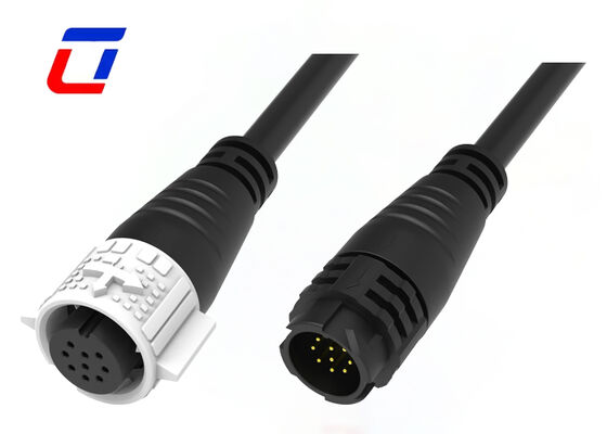 IP67 M19 9 Pin Push Locking Cable Männlicher weiblicher Stecker ODM Außenwasserdichtes Stecker