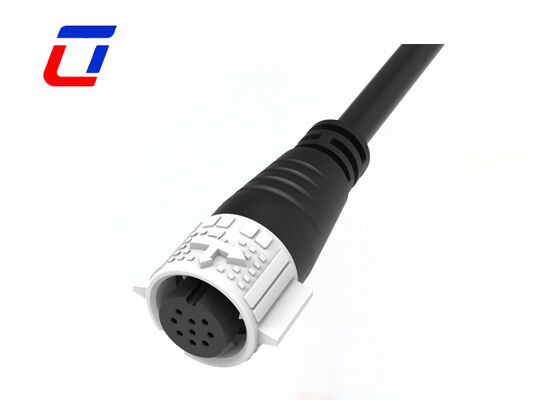 IP67 M19 9 Pin Push Locking Cable Männlicher weiblicher Stecker ODM Außenwasserdichtes Stecker