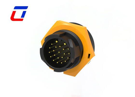 M19 Wasserdichte 2+20 Mehrfachsteckverbinder PA66 Wasserdichter Stromdaten-Kabelstecker