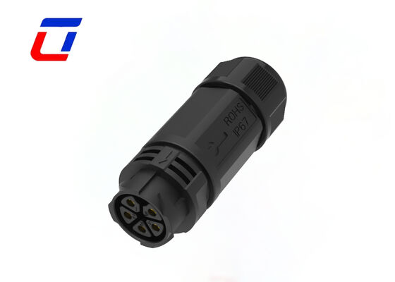 Outdoor M25 5 Pin wasserdichte Steckverbinder schieben männliche weibliche Steckverbinder 20A für Strom