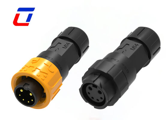 M16 300V Runder Stecker XLR Wasserdicht 2+4 Multi-Pin Stecker Stromsignal Stecker