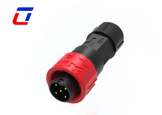 M16 Gleichstrom-Wasserdichte-Anschluss ODM Draht-zu-Draht 5-Pin-Leistung Quick Lock-Anschluss