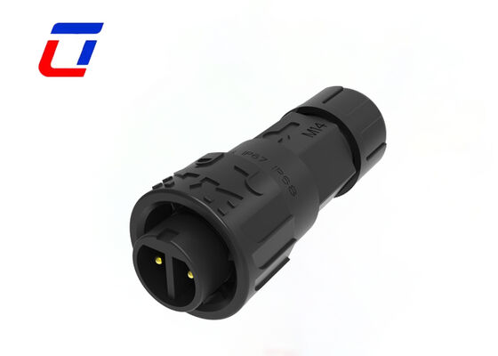 M16 10A IP67-Steckverbinder, wasserdicht, Schnellverschluss, Buchse auf Stecker, für Strom
