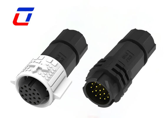 M19-Kabel-Datenanschluss 18-Pin-Schnellanschluss IP67 wasserdicht 300-Volt-Anschlüsse