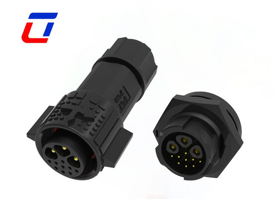 PA66 M19 3+9 Pin Signal- und Stromanschlüsse IP67 Kreisplattenanschluss