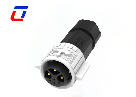 3+4 Stecker Strom- und Signalanschlüsse M19 Goldplattiert 300V Niederspannungsanschlüsse wasserdicht