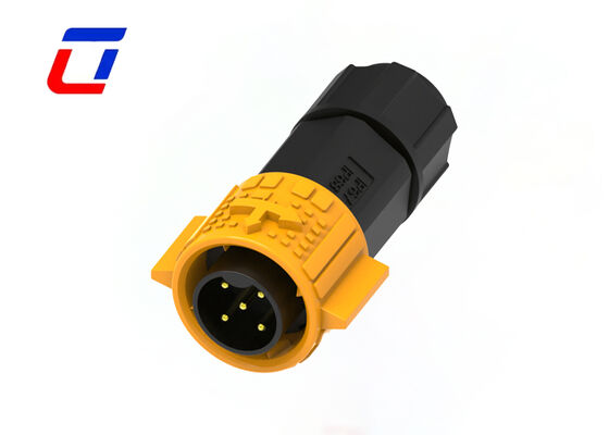 5 Pins M19 Stromanschluss wasserdicht Kunststoff PA66 20A Männlich weiblich Push Lock-Anschluss
