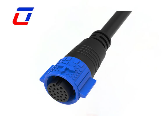 2+20-Stift-M19-geformte Kabelanschlüsse Industriewasserdichte Strom-Datenanschlüsse Made in China