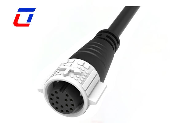 M19 16-poliger Signal-Stecker/Buchse, vergoldet, IP67-Stecker, wasserdicht