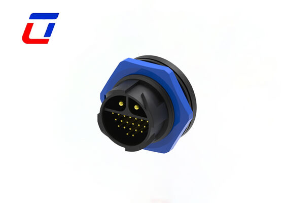 PA66 2+20 Pin M25 Power Signal Connector Outdoor Waterproof LED Connector Manufacturer