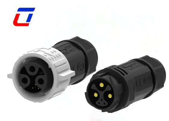 PA66 15A+5A M25 Male Female Waterproof Connector 3+3 Multi Pin Connectors  For Automotive