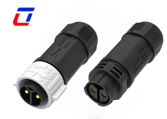 Hochstrom 50A M25 wasserdichtes Stromanschluss 2 Pin PA66 Ulinkcon Kreislaufanschluss