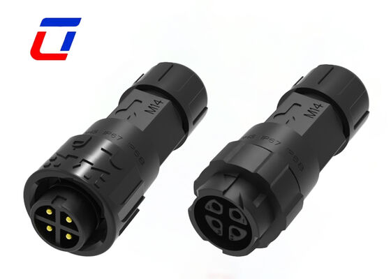 10A M16 4 Pin Male To Female Connector Good Quality IP67 Waterproof Power Connector