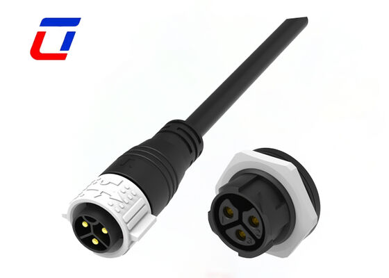UL94-V0 3-Pin M25 50A Wasserdichtes Kabelanschluss Selbstverriegelung IP67 Stromanschluss