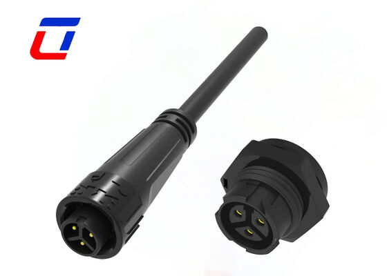 IP67 3-Pin-Anschluss Männlich und weiblich M16 10A 300V wasserdichtes Stromanschluss