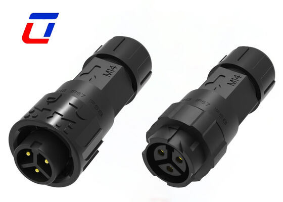 IP67 3-Pin-Anschluss Männlich und weiblich M16 10A 300V wasserdichtes Stromanschluss